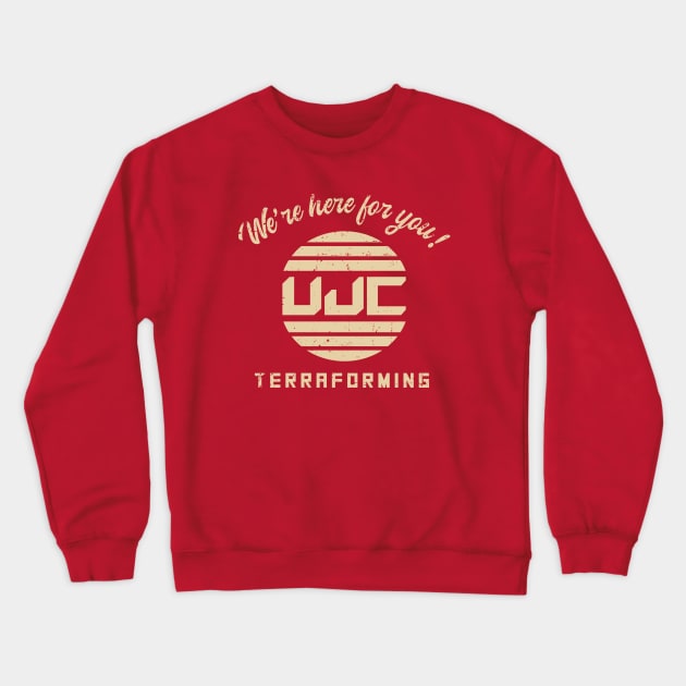 UJC Terraforming Crewneck Sweatshirt by SunsetSurf